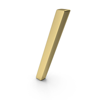 Slash Shape Gold PNG & PSD Images