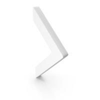 Less Than Or Greater Than Shape White PNG & PSD Images