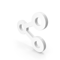 Share Shape Icon White PNG & PSD Images