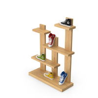Shoe Ware Sneakers Display PNG & PSD Images