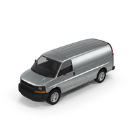 Cargo Van Generic Grey PNG & PSD Images