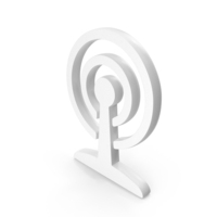 Broadcast Antenna White PNG & PSD Images