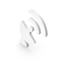 Dish Antenna White PNG & PSD Images