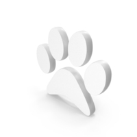 Dog And Cat Paw Prints  White PNG & PSD Images