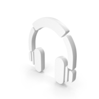 Head Phone White PNG & PSD Images