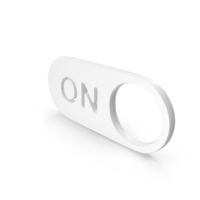 On Button Symbol White PNG & PSD Images