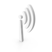 One Way Signal Transmission Icon White PNG & PSD Images