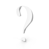 Question Mark White PNG & PSD Images