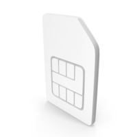 Sim Card Icon White PNG & PSD Images