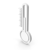 Thermometer Hot Cold Icon White PNG & PSD Images