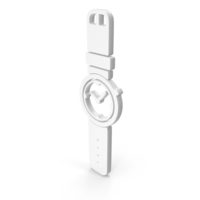 Watch Wrist Watch Icon White PNG & PSD Images