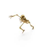 Golden Skeleton Charge Onslaught PNG & PSD Images