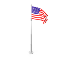 USA Flag Wind PNG & PSD Images