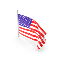 USA Flag Wind PNG & PSD Images