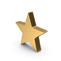 Gold Star PNG & PSD Images