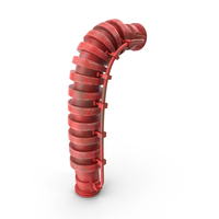 Red Pipe Standing PNG & PSD Images