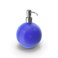 Sphere Soap Dispenser Blue PNG & PSD Images