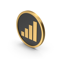 Gold Icon Good Signal PNG & PSD Images