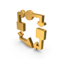 Adaptation Icon Gold PNG & PSD Images