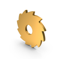 Gear Symbol Gold PNG & PSD Images