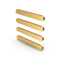 Menu Bar Gold Symbol PNG & PSD Images