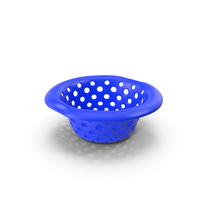 Empty Blue Laundry Basket PNG & PSD Images