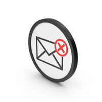 Icon Reject Message / Mail PNG & PSD Images
