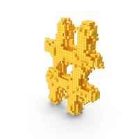Yellow Cubical Pixel Art Assembling Hashtag Symbol PNG & PSD Images