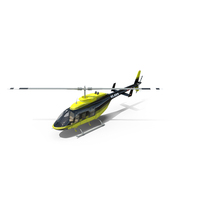Bell 206 Jet Ranger Helicopter (Civilian) PNG & PSD Images