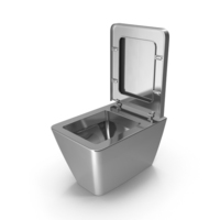 Silver Toilet PNG & PSD Images