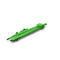 Green Drawing Compass PNG & PSD Images