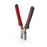 Red And Black Handle Plier Open PNG & PSD Images