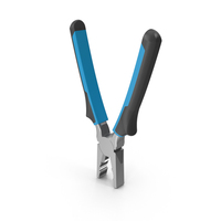 Blue And Black Handle Plier Open PNG & PSD Images