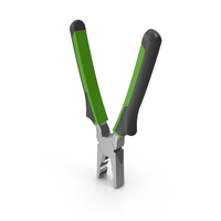 Green And Black Handle Plier  Open PNG & PSD Images