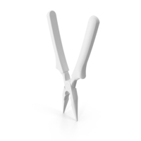Monochrome Long Nose Pliers PNG & PSD Images