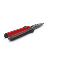 Red And Black Handle Long Nose Pliers PNG & PSD Images