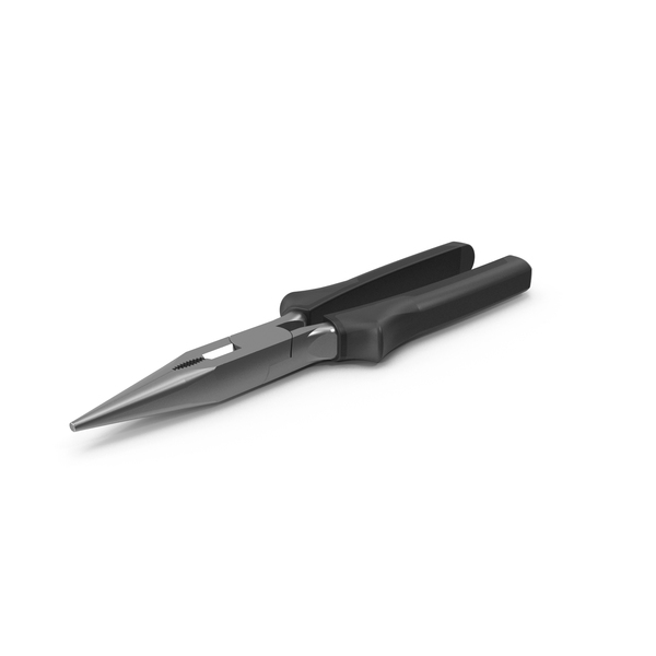 Black Handle Long Nose Pliers PNG & PSD Images