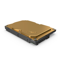 Gold HDD PNG & PSD Images