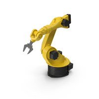 Yellow Robotic Arm PNG & PSD Images