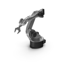 Silver Robotic Arm PNG & PSD Images
