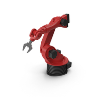Red Robotic Arm PNG & PSD Images
