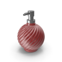 Red Soap Bottle PNG & PSD Images