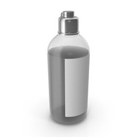 Silver Soap Bottle PNG & PSD Images