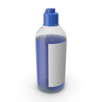 Blue Soap Bottle PNG & PSD Images