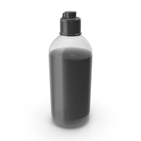 Black Soap Bottle PNG & PSD Images