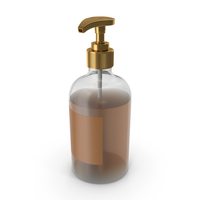 Gold Soap Bottle PNG & PSD Images