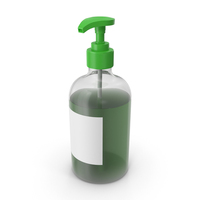 Green Soap Bottle PNG & PSD Images