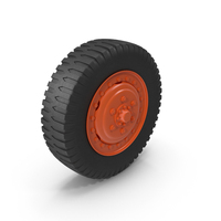 Orange Truck Wheel PNG & PSD Images