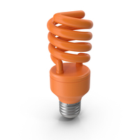 Orange Light Bulb PNG & PSD Images