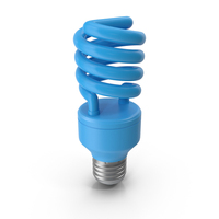 Blue Light Bulb PNG & PSD Images